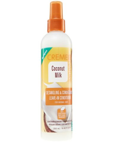 Coconut Milk Leave-In Conditioner Spray 236ml – hydrating detangling spray for dry hair