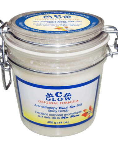Aromatherapy Oils & Dead Sea Salt Body Scrub - C-Glow