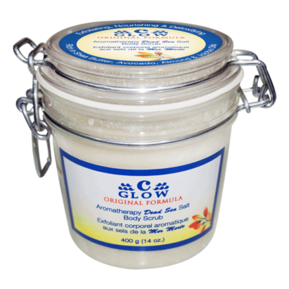 Aromatherapy Oils & Dead Sea Salt Body Scrub - C-Glow