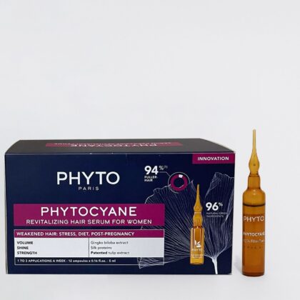 PhytoCyane Revitalizing Thinning Hair Serum for Women| 12 Ampoules