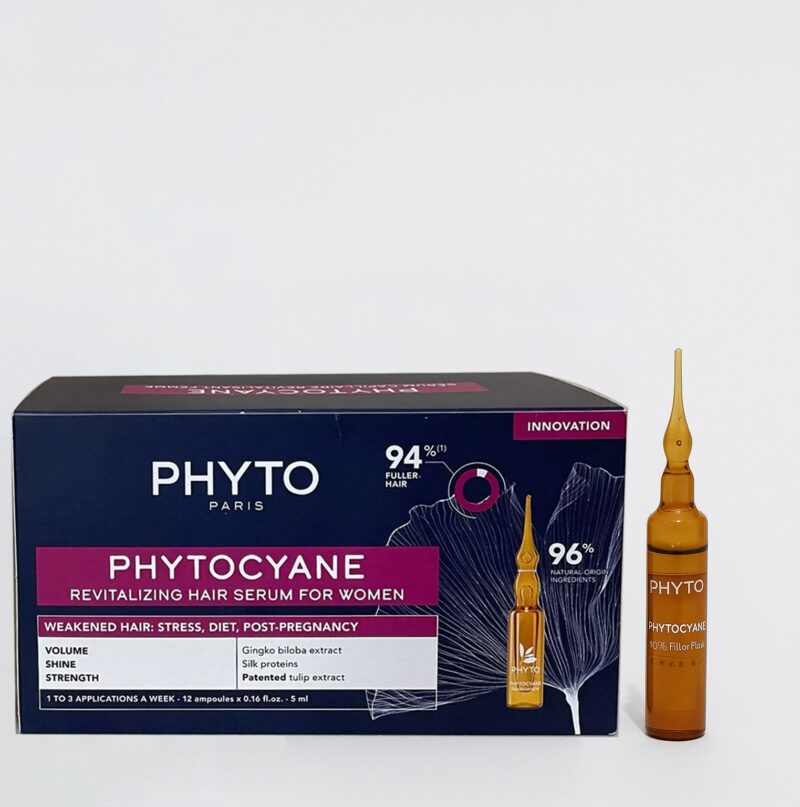 PhytoCyane Revitalizing Thinning Hair Serum for Women| 12 Ampoules
