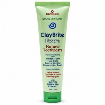 ClayBrite Natural Mineral Toothpaste – 4 oz / 120 g
