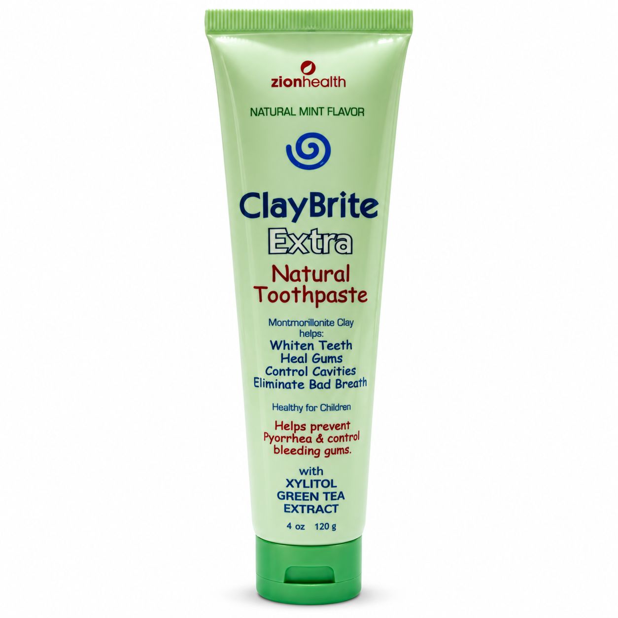 ClayBrite Natural Mineral Toothpaste – 4 oz / 120 g