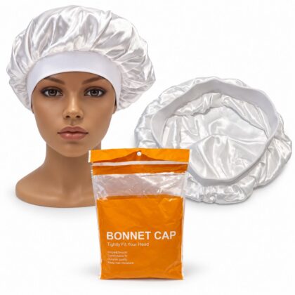 Satin Bonnet Cap help to keep hair from frizz and maintain style.